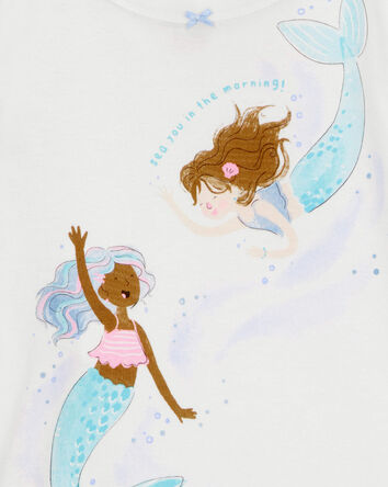 Baby Mermaid Print Snug Fit Co...