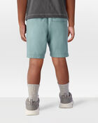 Toddler Flat-Front Shorts - Teal, image 3 of 6 slides