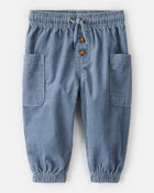 Baby Boy Corduroy Joggers - Blue , image 1 of 5 slides