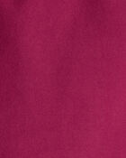 Girls 2-Piece Fashion Top & Bike Shorts Set - Burgundy, image 6 of 6 slides