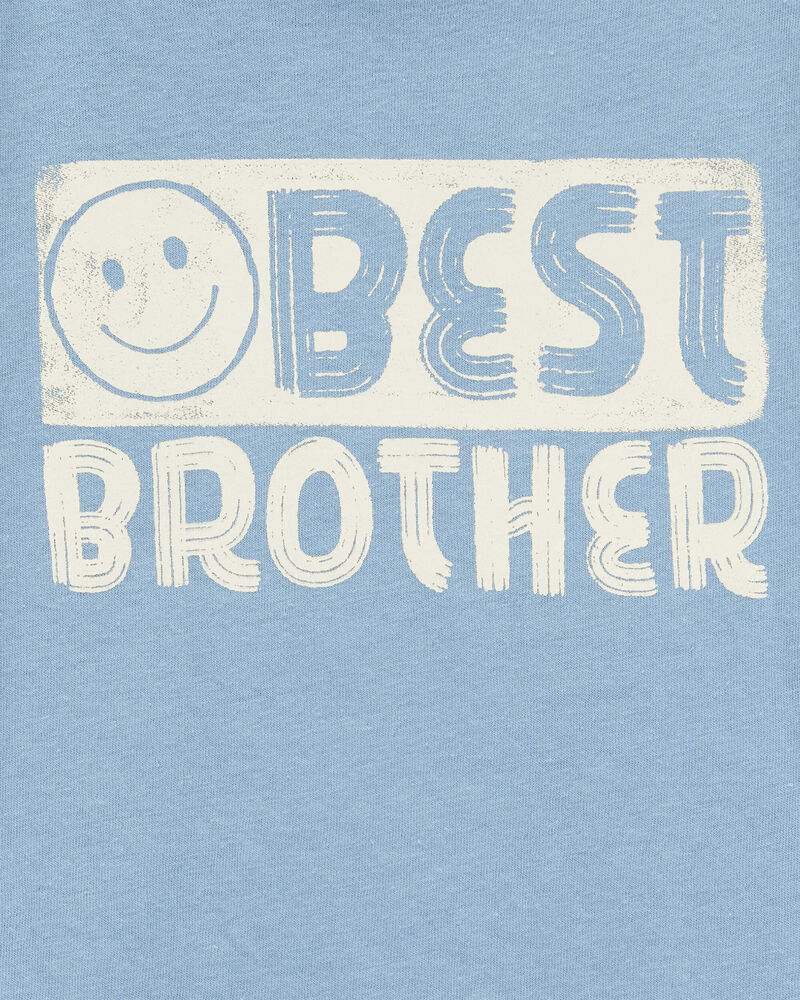Toddler Boy Best Brother Short-Sleeve Graphic Tee - Blue, image 2 of 3 slides