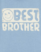 Toddler Boy Best Brother Short-Sleeve Graphic Tee - Blue, image 2 of 3 slides