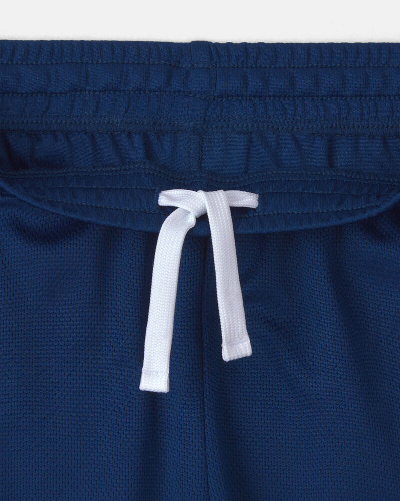 Kids Umbro USA Mesh Soccer Shorts - Navy Blue/White, image 5 of 5 slides