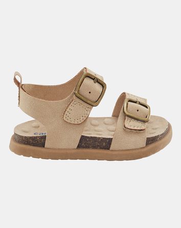 Baby Every Step&reg; First Walker Faux Cork Sandals - Beige, 