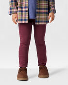 Toddler Boy  Pull-On Slim Fit Pants - Red, image 3 of 6 slides