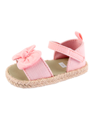 Baby Girl Bow Espadrille Sandals - Pink, image 6 of 6 slides