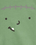 Baby 2-Piece Halloween Frankenstein Outfit Set - Green/Black, image 2 of 3 slides