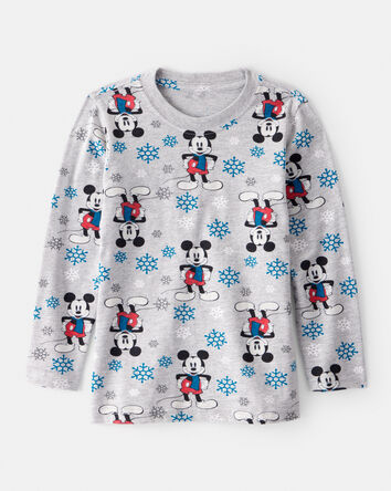 Toddler Christmas Disney&copy; Mickey Mouse Graphic Tee - Grey, 