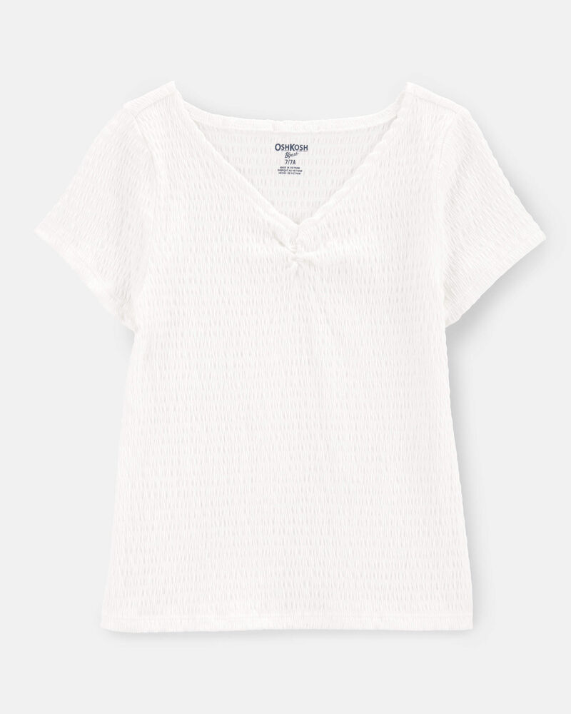 Kid 2-Piece Short-Sleeve Crinkle Top & Trek Short Set, image 7 of 7 slides