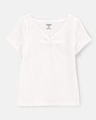 Kid 2-Piece Short-Sleeve Crinkle Top & Trek Short Set, image 7 of 7 slides