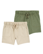 Toddler 2-Pack Pull-On French Terry Shorts, image 1 of 11 slides