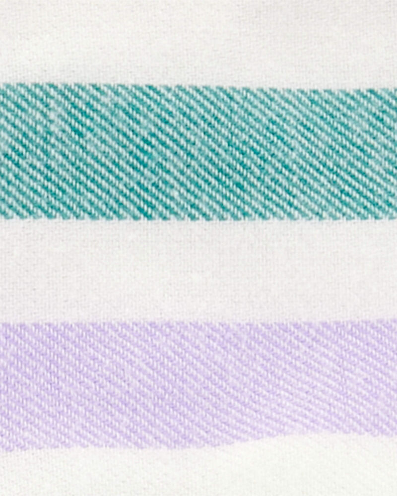 Baby Girl 3-Piece Striped Outfit Set, image 2 of 3 slides