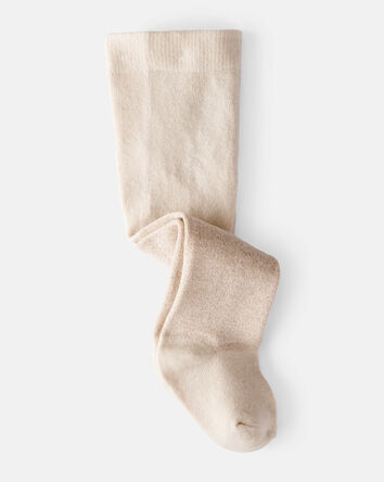 Baby Girl Tights - Beige, 