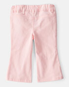 Baby Girl Cotton Flare Pants - Pink, image 2 of 5 slides