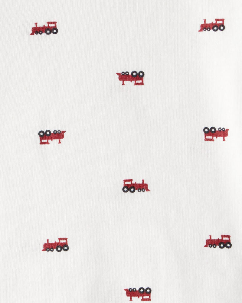 Baby Boy 3-Piece Quilted Cardigan Outfit Set - Red, image 3 of 4 slides