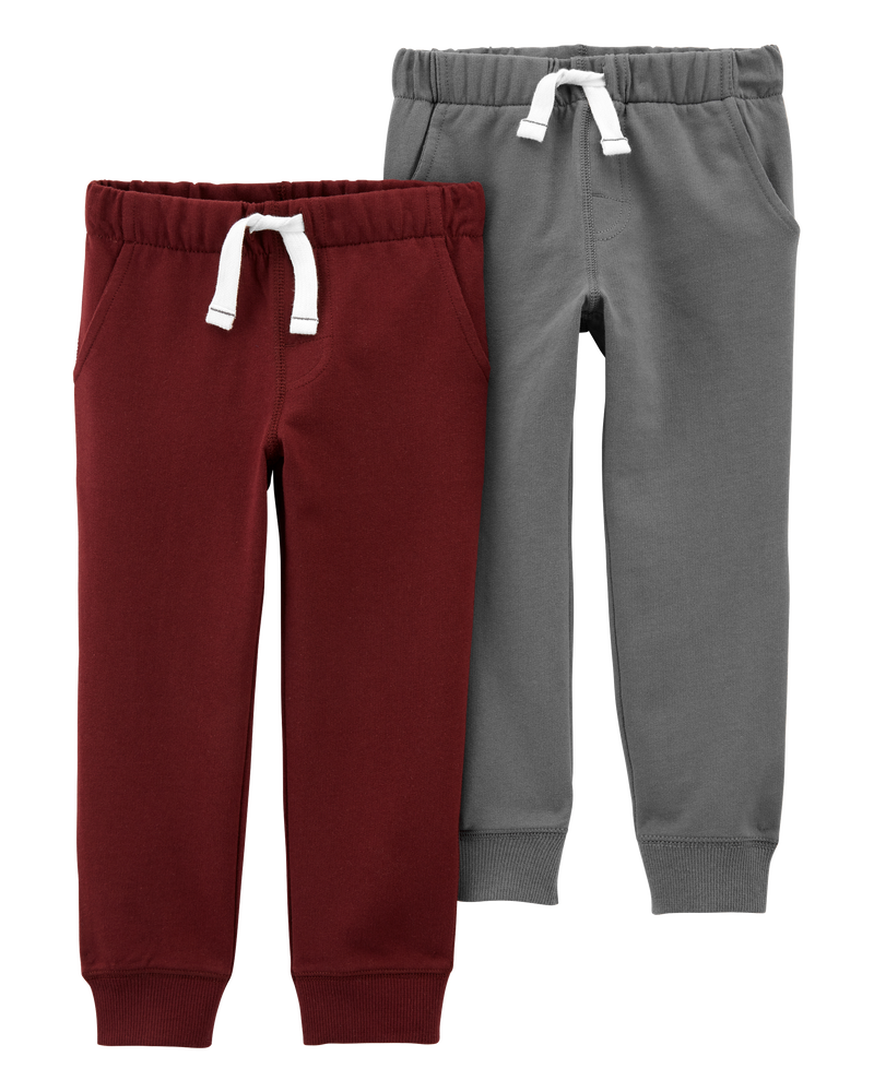 Baby Basic 2-Pack Jogger Pants, image 1 of 4 slides