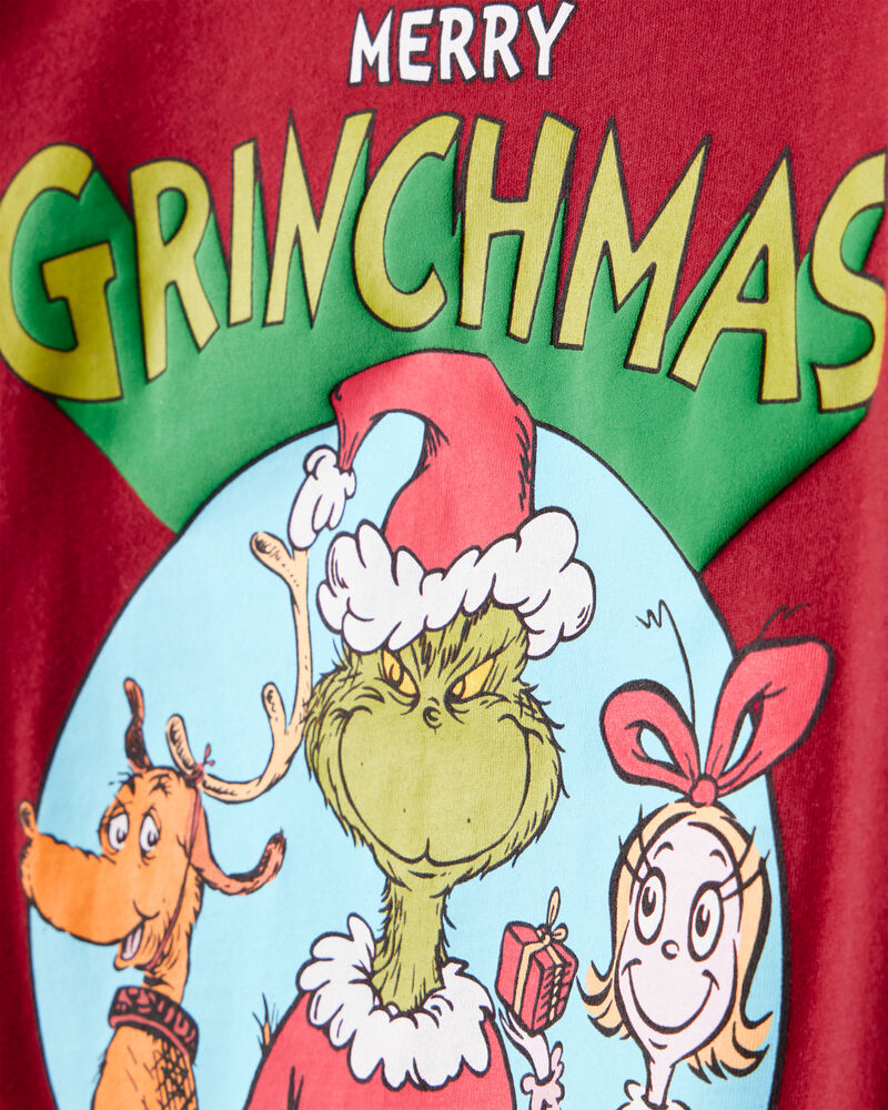 Toddler Dr. Seuss&trade; The Grinch Long-Sleeve Graphic Tee - Red, image 3 of 4 slides