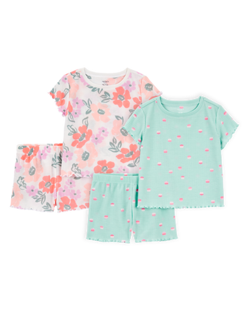 Toddler 4-Piece Loose Fit Pajamas, 