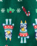 Toddler Bluey&trade; Cotton Long-Sleeve Loose Fit 2-Piece Pajamas - Grey/Green, image 2 of 4 slides