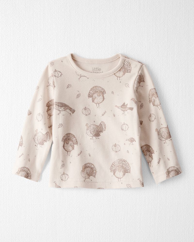 Baby 2-Piece Organic Overall Set in Autumn Grove Print, image 5 of 6 slides