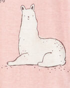 Baby Girl 2-Pack 2-Way Zip Cotton Sleep & Play Pajamas - Pink/Green, image 3 of 4 slides