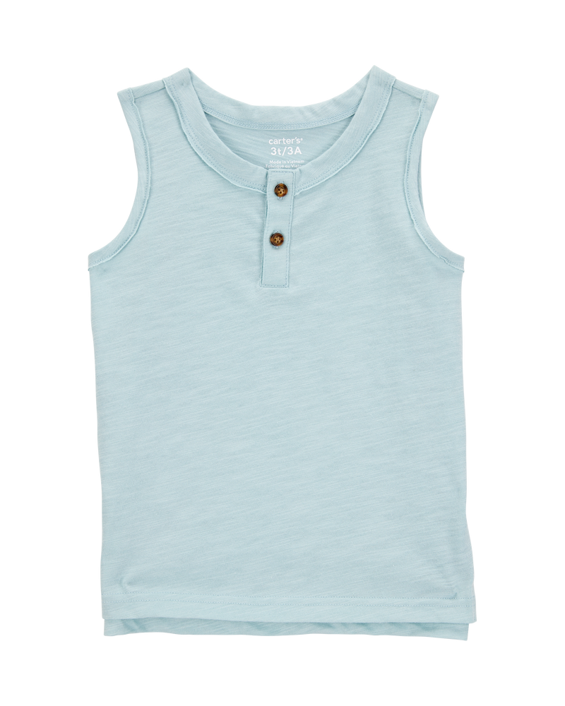 Toddler Sleeveless Slub Jersey Tank, image 1 of 3 slides