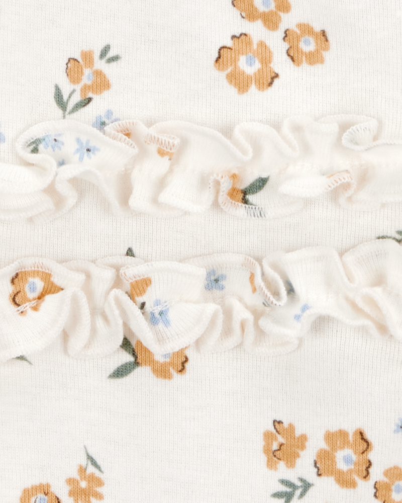 Baby Girl 3-Piece Floral Little Character Set&reg; - Gold/White, image 3 of 5 slides