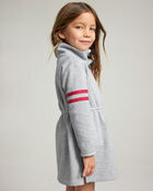 Toddler Girl DayDream Fleece Mock Neck Long-Sleeve Dress - Grey, image 2 of 6 slides