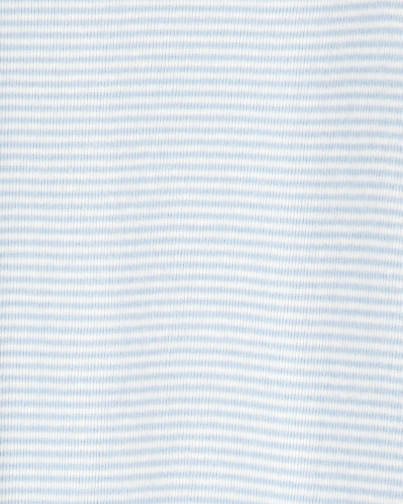 Baby 2-Pack Sleeper Gowns - Blue/White, image 3 of 5 slides
