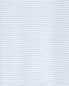 Baby 2-Pack Sleeper Gowns - Blue/White, image 3 of 5 slides