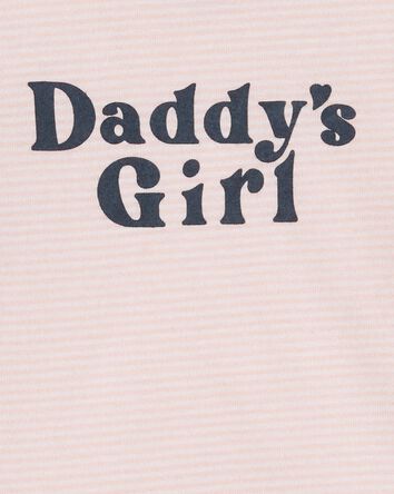 Baby "Daddy's Girl" Short-Sleeve Bodysuit - Pink, 