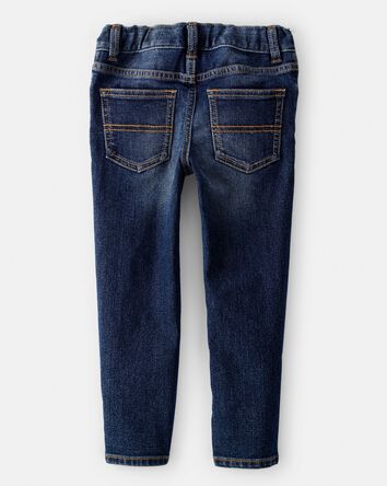 Toddler Dark Blue Wash Classic Jeans, 