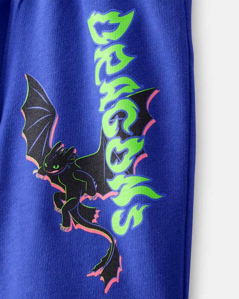 Toddler Boy How To Train Your Dragon Outfit Set - Blue, image 3 of 5 slides