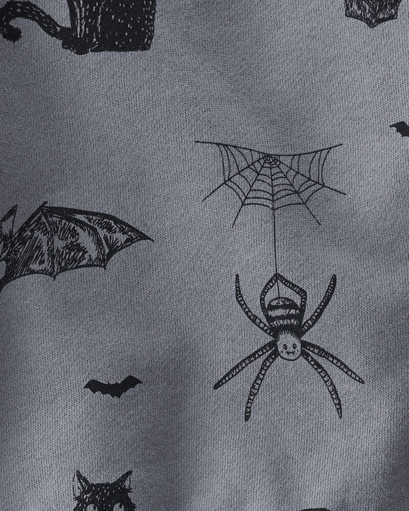Baby 2-Piece Fleece Set Made with Organic Cotton in Spooky Night Print, image 4 of 6 slides