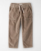 Toddler Organic Cotton Corduroy Drawstring Pants, image 1 of 7 slides