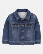 Baby Denim Jacket - Dark Wash, image 1 of 3 slides
