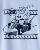Toddler Boy Racing French Fries Short-Sleeve Graphic Tee - Blue, image 2 of 3 slides