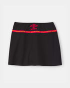 Girls 2-Piece Umbro Spain Soccer Jersey & Skort Set - Red/Yellow/Black, image 6 of 8 slides