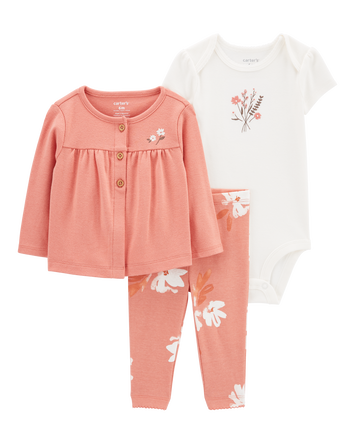 Baby 3-Piece Little Cardigan Set, 