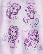 Baby Girl 2-Piece Disney Princess Outfit Set - Pink, image 4 of 5 slides