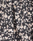 Toddler 2-Piece Square Neck Floral Top & Drawstring Skirt Set, image 3 of 7 slides