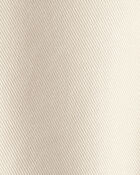 Baby Boy  Tapered Twill Pants - Cream, image 2 of 3 slides