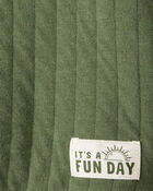 Baby Boy 2-Piece Hooded Tee & Pant Set - Olive, image 2 of 3 slides