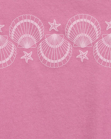 Girls Shell Vintage Muscle Tank - Purple, 