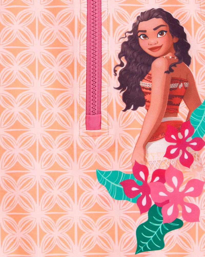 Toddler Disney&copy; Moana 1-Piece Swimsuit - Orange, image 3 of 3 slides