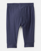 Baby Boy 5-Piece Long-Sleeve Bodysuits & Pants Set - Cream/Brown/Navy

, image 8 of 10 slides