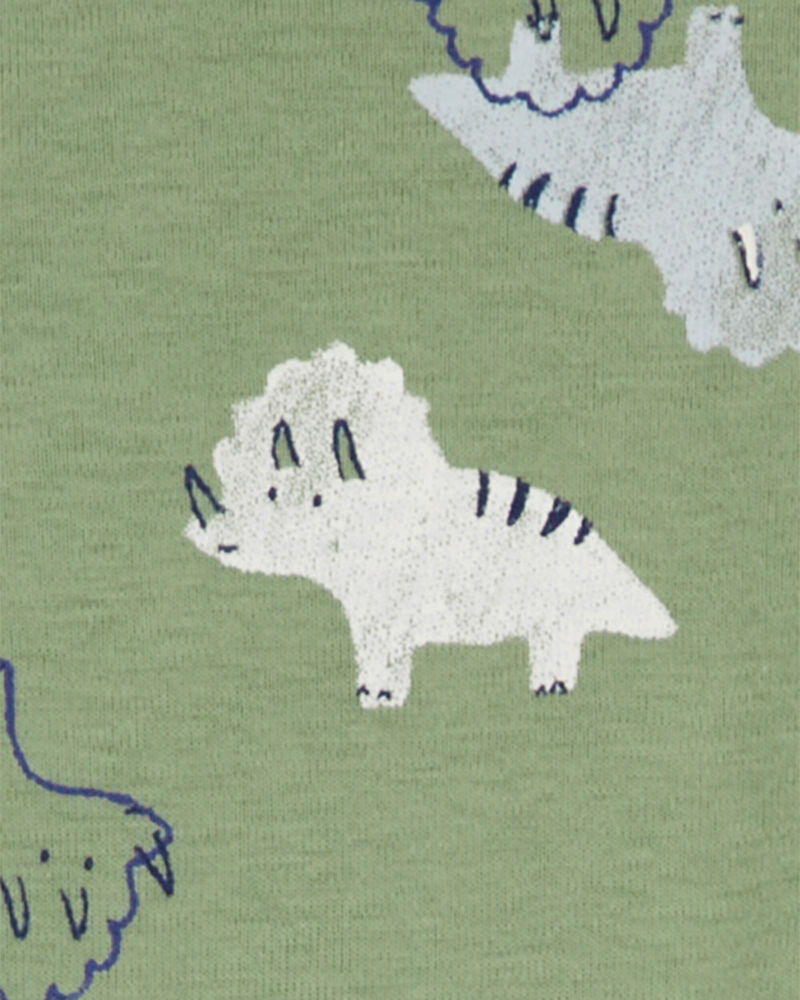 Baby 4-Pack Long-Sleeve Dinosaur Bodysuits, image 3 of 7 slides