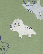Baby 4-Pack Long-Sleeve Dinosaur Bodysuits, image 3 of 7 slides