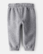 Baby Boy Fleece Joggers - Grey, image 2 of 4 slides