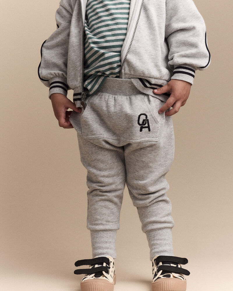 Toddler Boy Jogger Pant - Heather Grey, image 5 of 6 slides